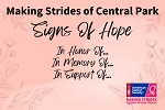 Click here for more information about Strides Sign of Hope - $50 (Central Park Only)