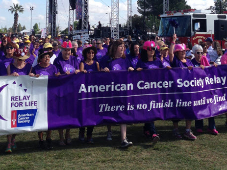 See of Purple - Survivors growing in numbers every year.  There is no finish line until we find a cure for all cancers.