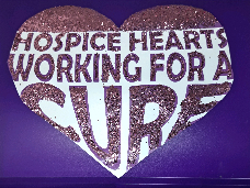 I heard it thru the grapevine! Hospice Hearts are working for a cure!