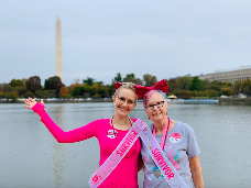 Lori and her mom at Making Strides 2019!