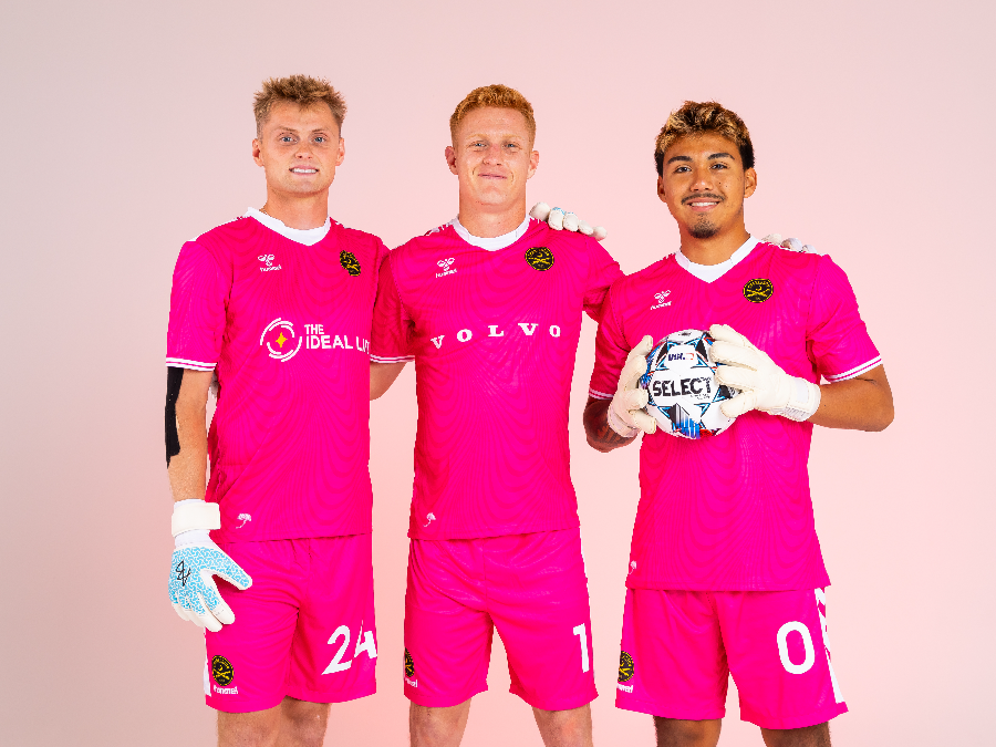 The Charleston Battery is selling pink goalkeeper kits called the Courage Kit with proceeds benefiting the Men Wear Pink campaign. You can purchase yours at shop.charlestonbattery.com