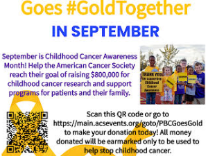 Help Palm Beach County Go Gold For Childhood Cancer!