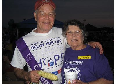 These 2 survivors are 2 reasons why we "relay."  Please join us in our fight against cancer!