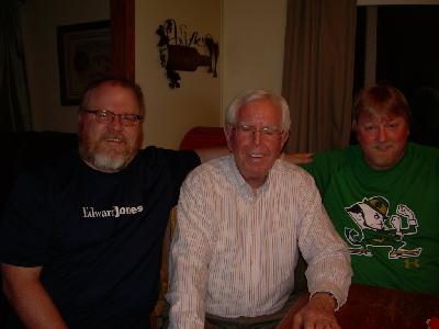 Todd and his Dad and Brother both Cancer survivors